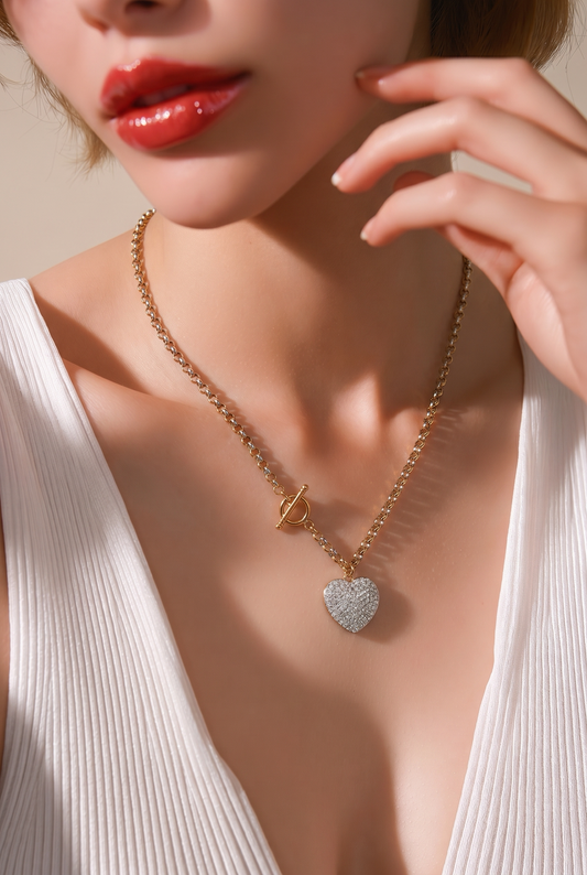 Coure Set (Necklace/Earrings)